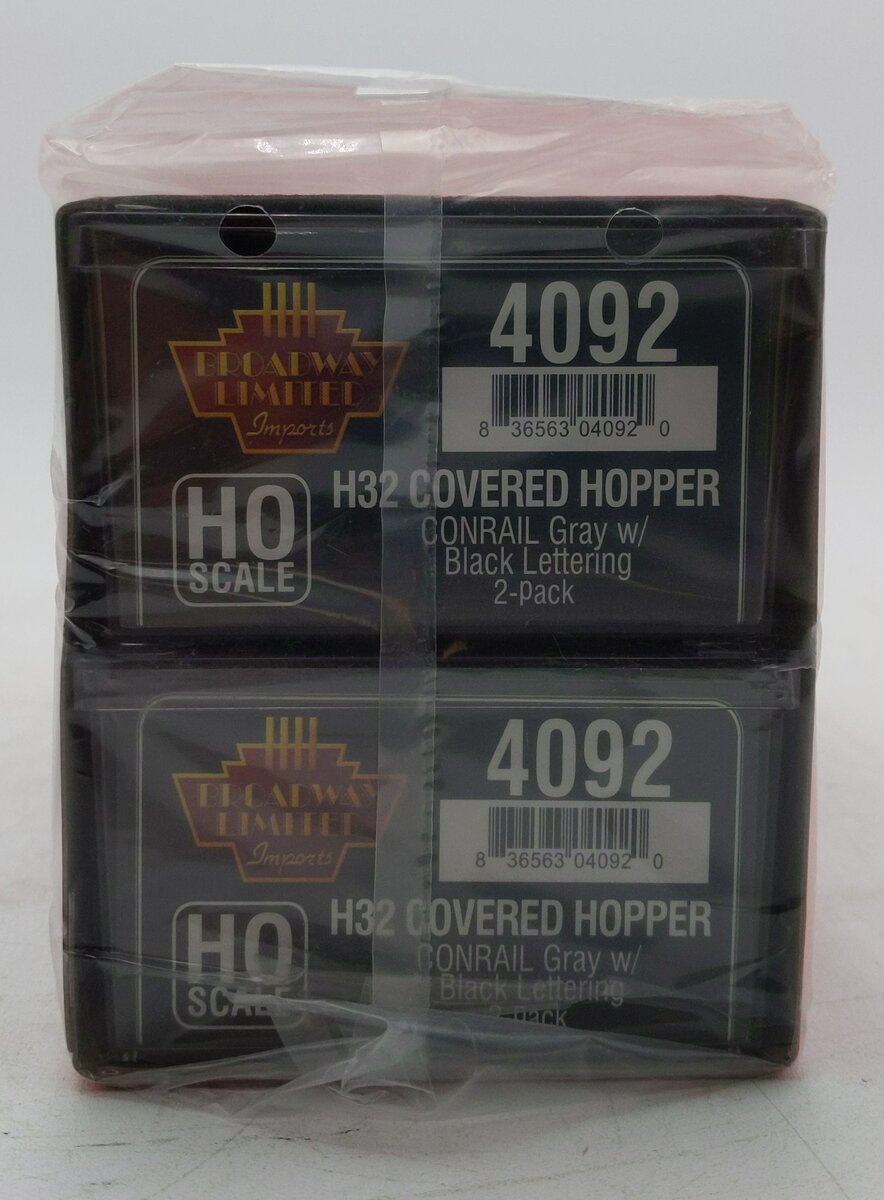 Broadway Limited 4092 HO CR PRR Class H32 5-Bay Covered Hopper Set A (Pack of 2)
