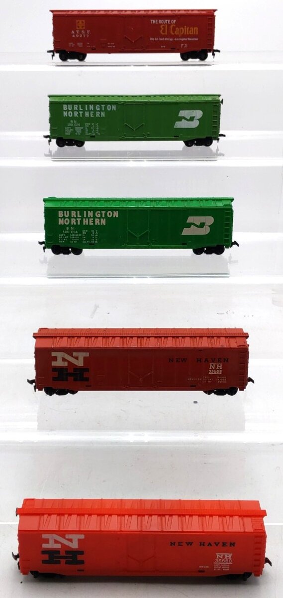 Tyco And Athearn HO Scale Box Cars #100024,49277,35688 [5] VG