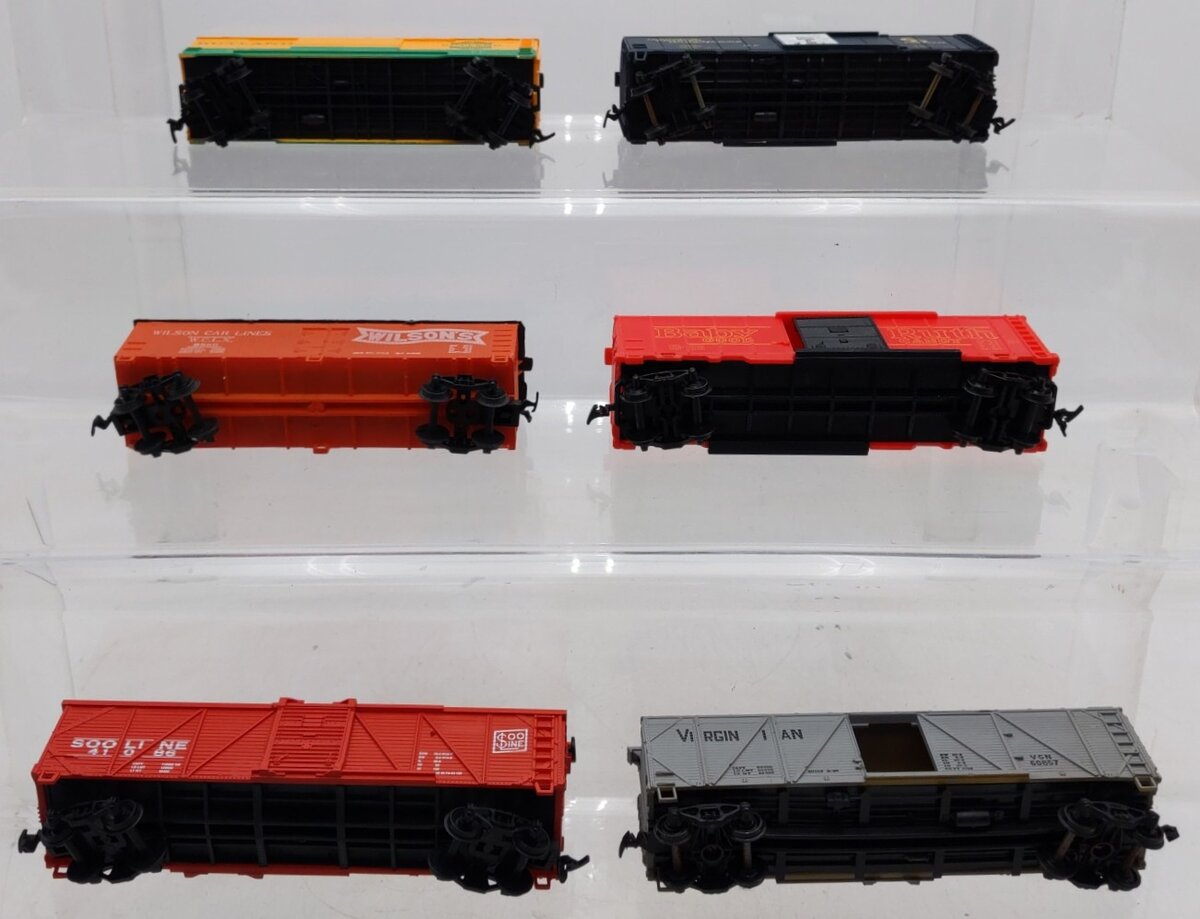 Life-Like/Bachmann/Other HO Scale Boxcars #8350,41086,23000,100,60857 [6] VG