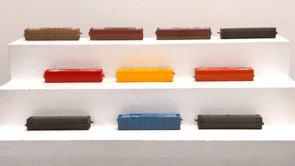 Custom HO Scale Assorted Freight Cars [10]