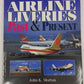 Airline Liveries : Past & Present Paperback Book By John K. Morton VG