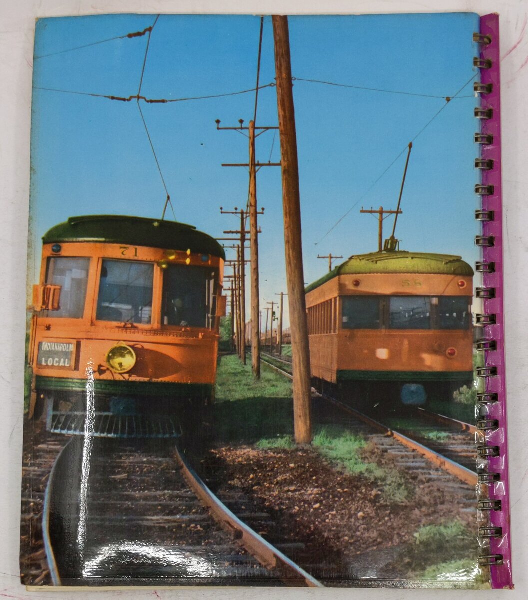 Electric Railways of Indiana Book By Central Electric Railfans' Association VG