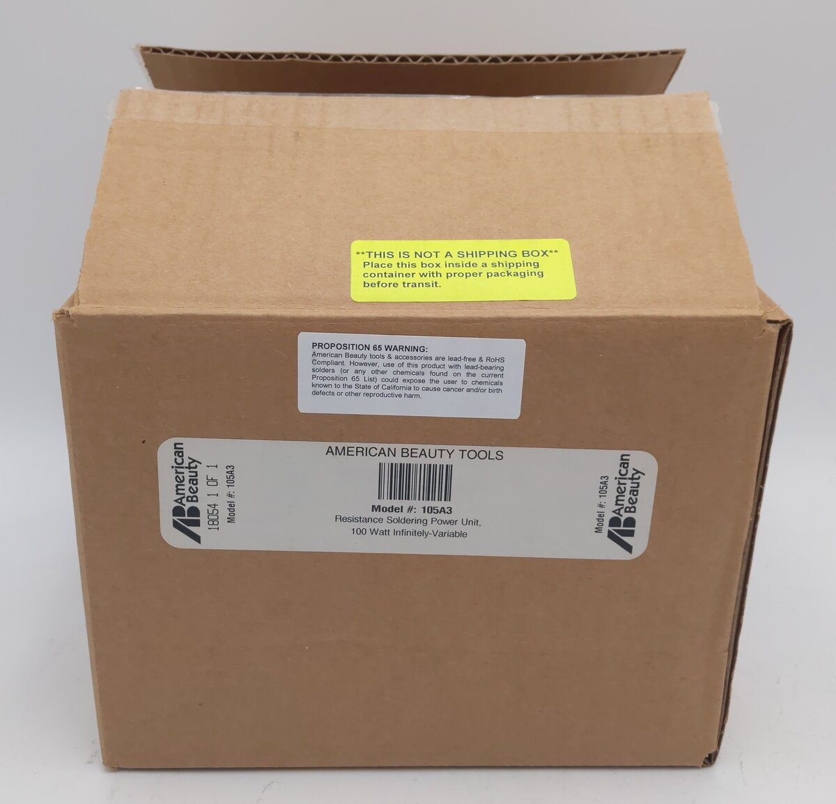 American Beauty 105A3 100 Watt Resist Soldering & Thermal Wire Strip Power Unit LN/Box
