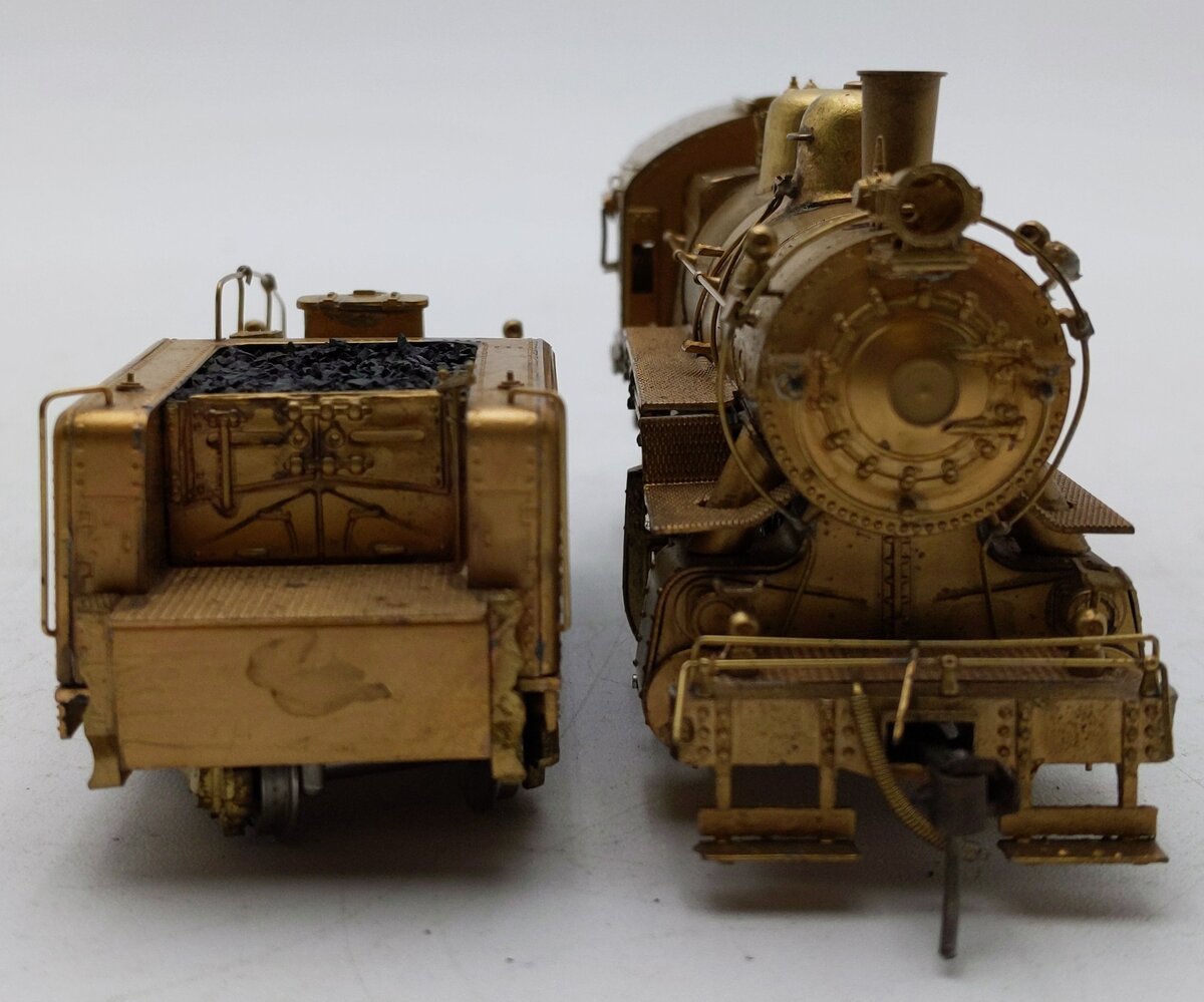 Gem Olympia Gn-129 HO Brass Class B6sb PRR 2-8-0 Steam Loco w/ Tender- Unpainted VG/Box