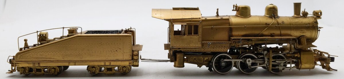 Gem Olympia Gn-129 HO Brass Class B6sb PRR 2-8-0 Steam Loco w/ Tender- Unpainted VG/Box
