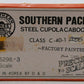 Precision Scale Co. 15298 HO Brass Southern Pacific C-40-1 Cupola Caboose- F/P LN/Box