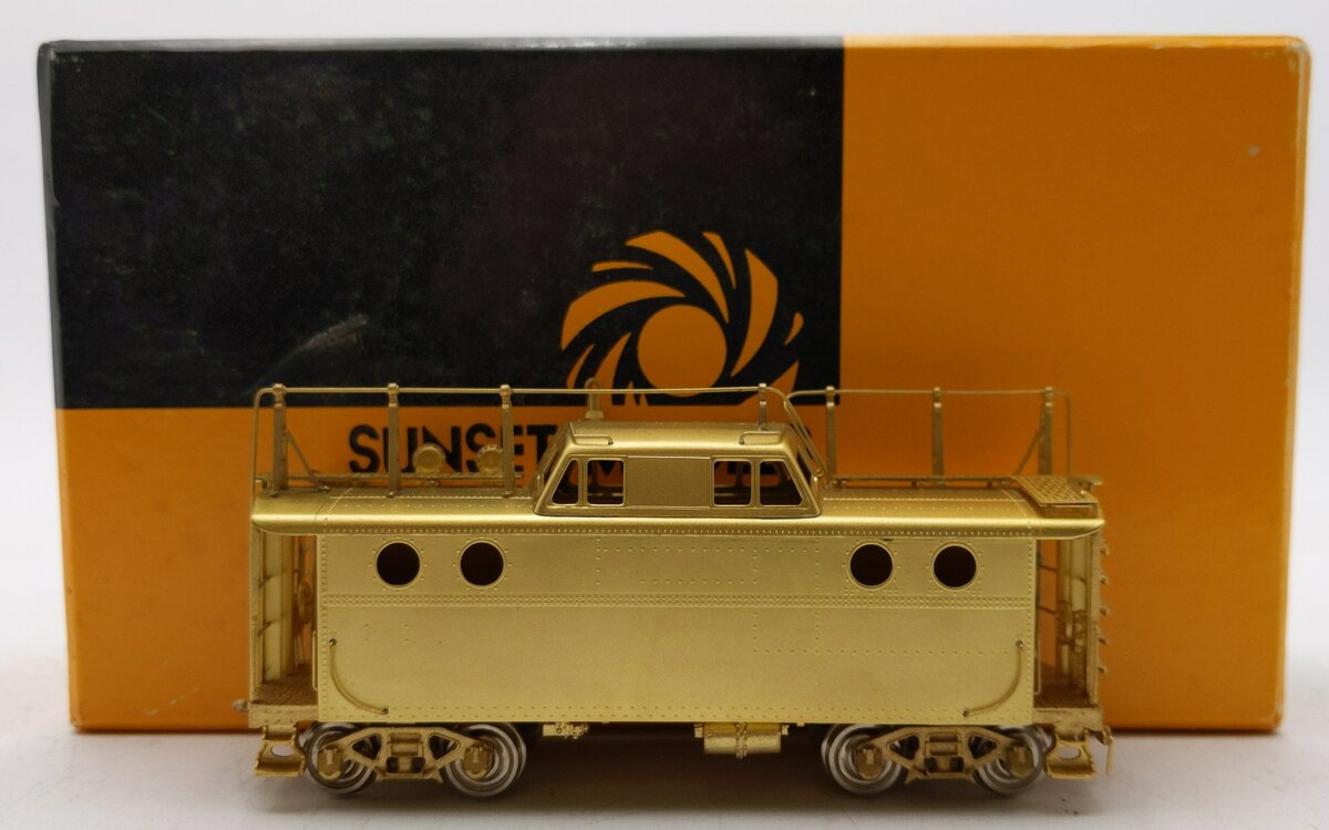 Sunset Models N5C HO Scale Brass PRR N5c Steel Cabin Car w/ Antenna (UnPainted) EX/Box