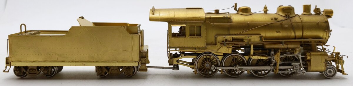 Sunset Models Brass HO PRR Class H-10 2-8-0 Steam Locomotive & Tender- Unpainted EX/Box