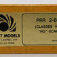 Sunset Models Brass HO PRR Class H-10 2-8-0 Steam Locomotive & Tender- Unpainted EX/Box
