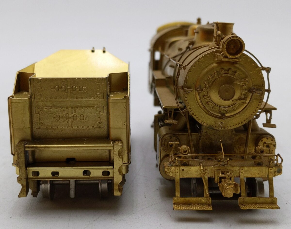 Sunset Models Brass HO PRR Class H-10 2-8-0 Steam Locomotive & Tender- Unpainted EX/Box