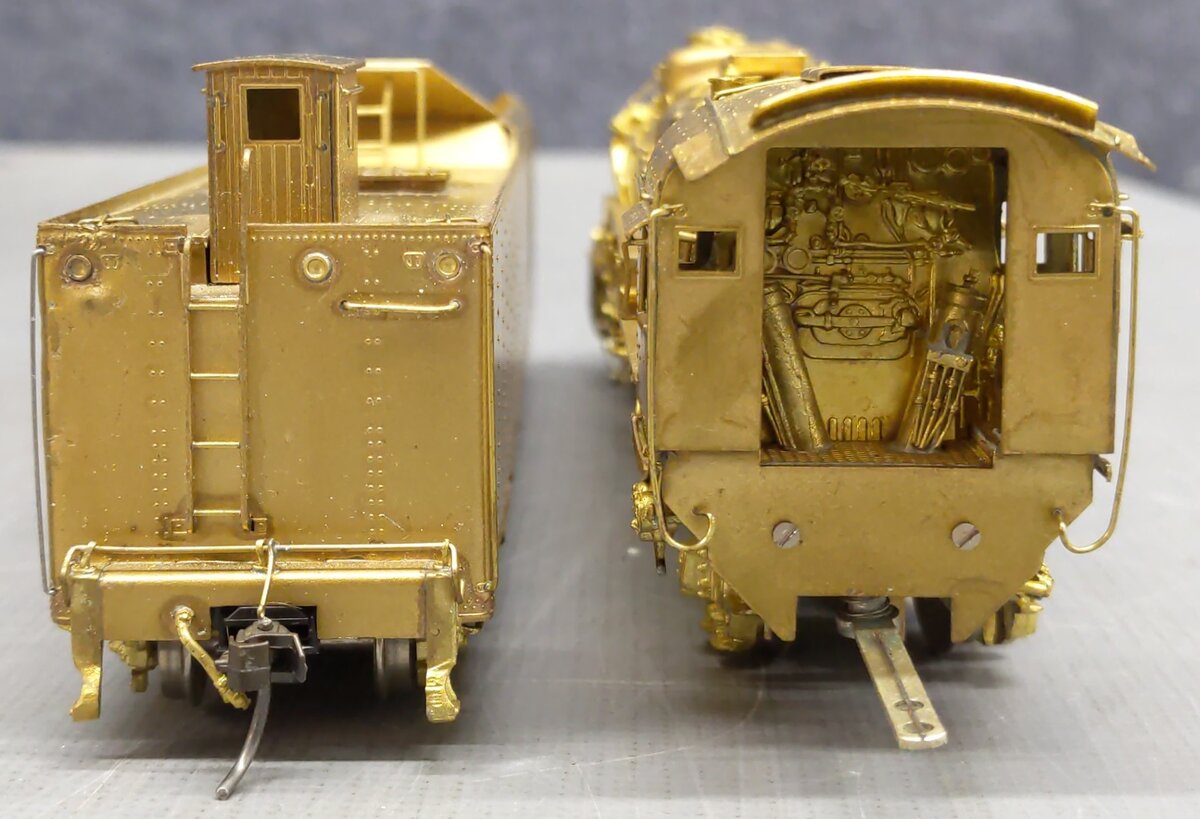 Sunset Models HO BRASS Pennsylvania M-1A 4-8-2 Steam Loco & Tender - Unpainted VG/Box