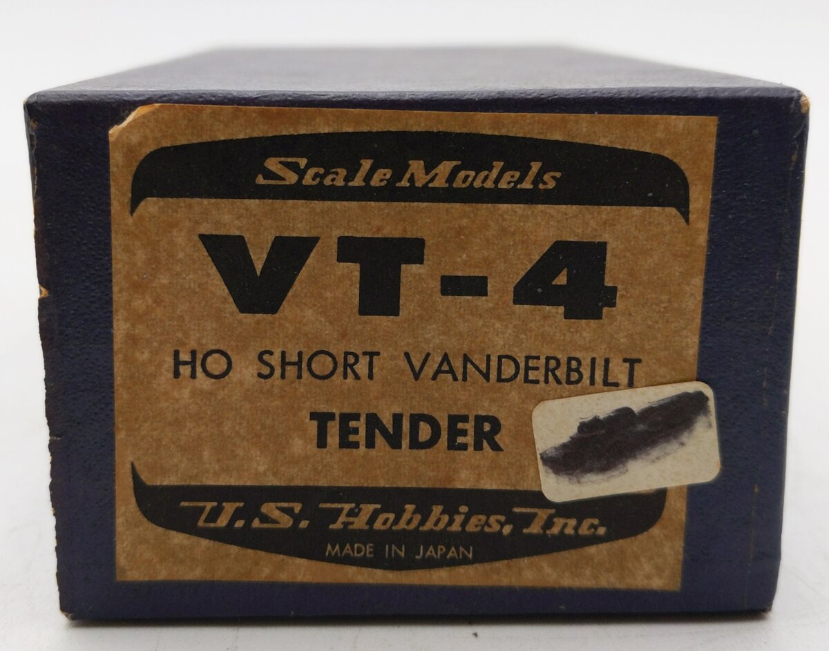 US Hobbies HO Scale BRASS VT-4 Short Vanderbilt Tender- Painted/Box