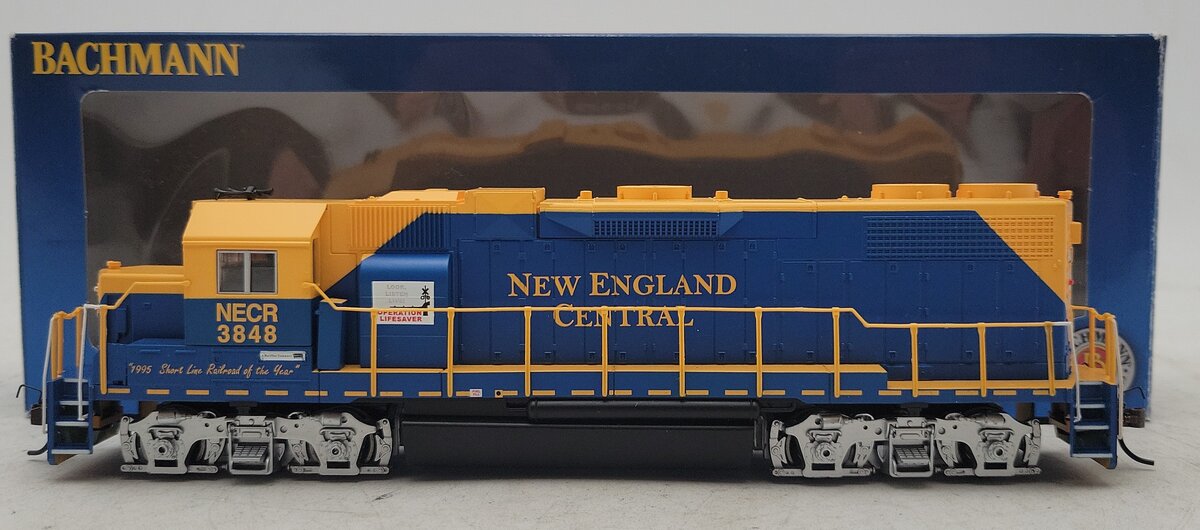 Bachmann 61711 HO New England Central EMD GP38-2 Diesel Locomotive #3848