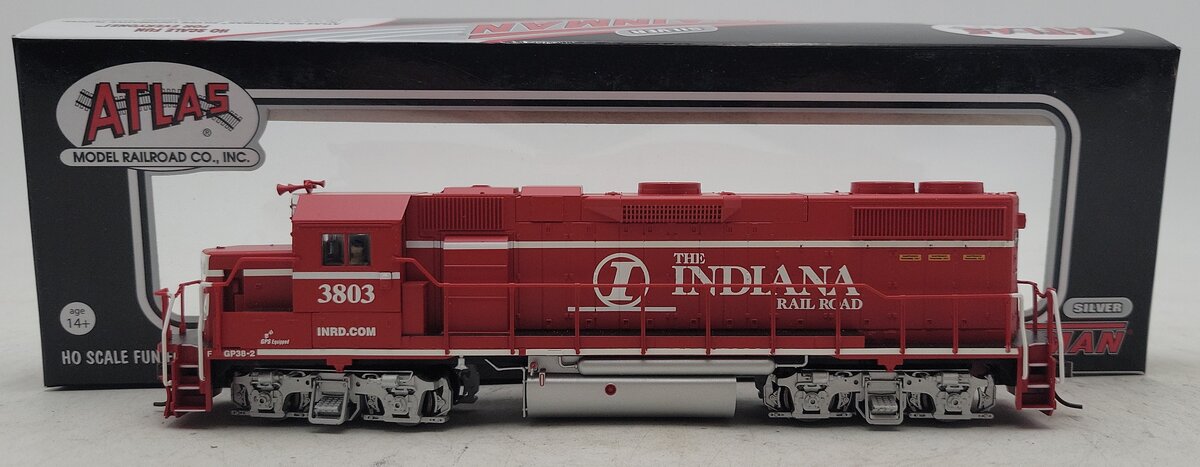 Atlas 10001750 HO Indiana Railroad EMD GP38-2 Diesel Locomotive #3803