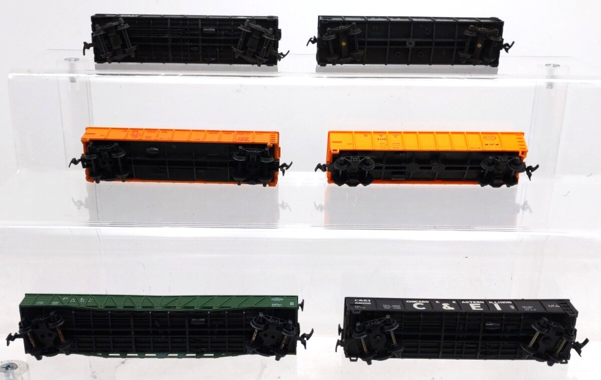 Roco/Tyco/Varney HO Scale Gondolas #X100,X159,15319,14427,82005,43219 [6] VG