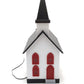 MTH 30-9057 O Gauge White Country Church with Black & Red Trim EX