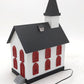 MTH 30-9057 O Gauge White Country Church with Black & Red Trim EX