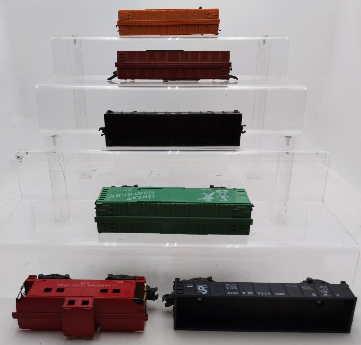 American Flyer S Gauge Assorted Freight Cars: #938,911,613,24422,24103,802  [6] VG