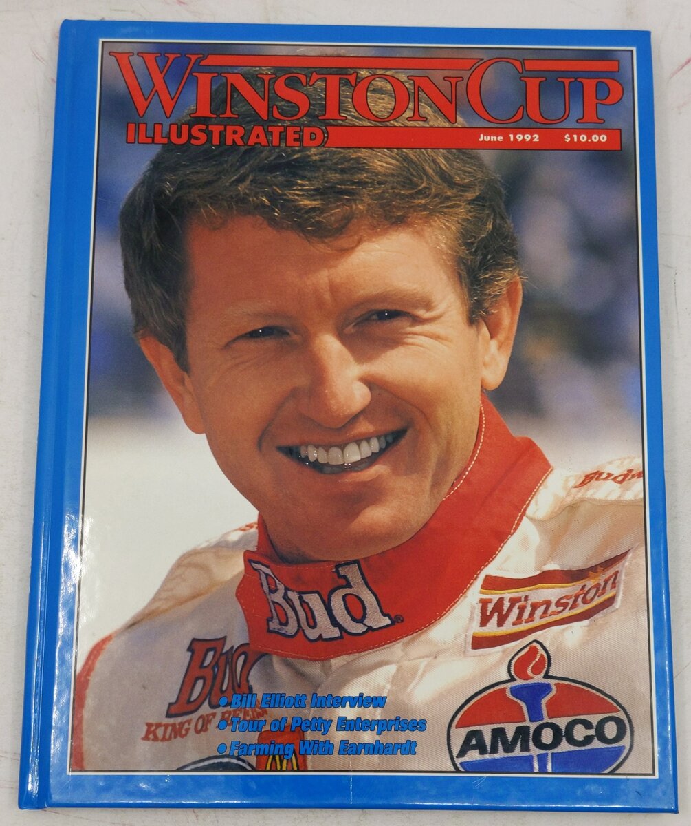 Winston Cup Illustrated June 1992 Hardcover Book VG