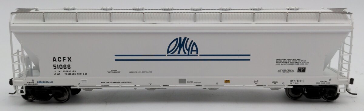 Atlas 20006278 HO OMYA Pressureaide Covered Hopper #51066