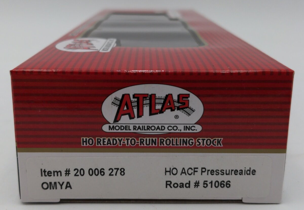 Atlas 20006278 HO OMYA Pressureaide Covered Hopper #51066