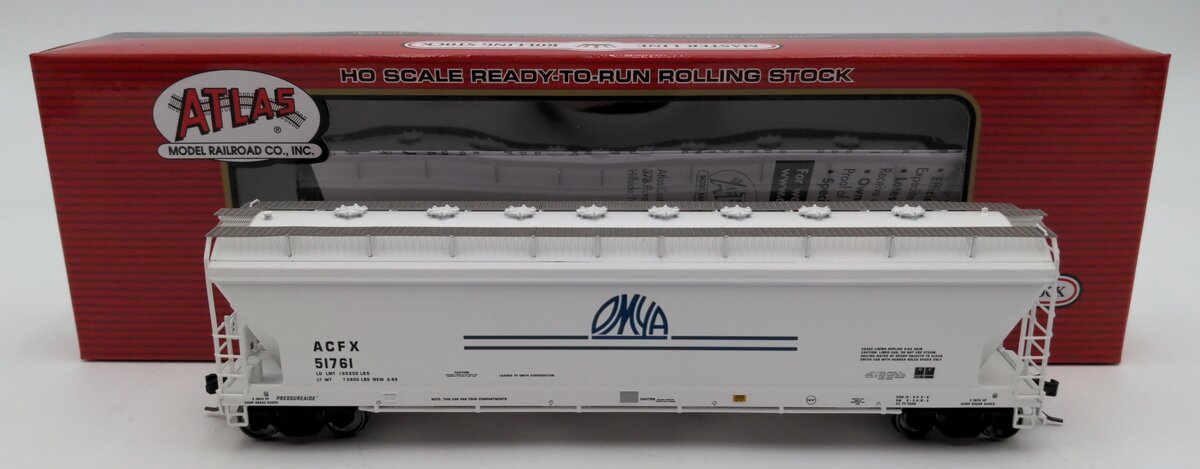 Atlas 20006279 HO OMYA Pressureaide Covered Hopper #51761