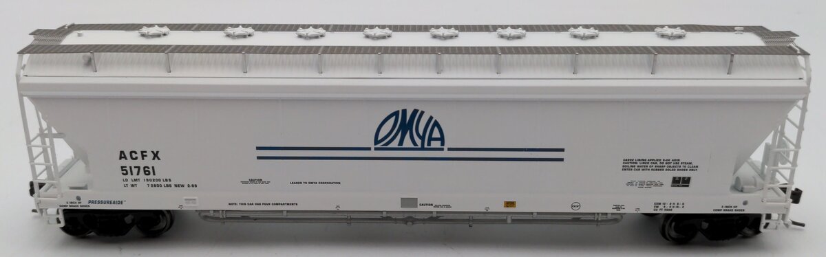 Atlas 20006279 HO OMYA Pressureaide Covered Hopper #51761