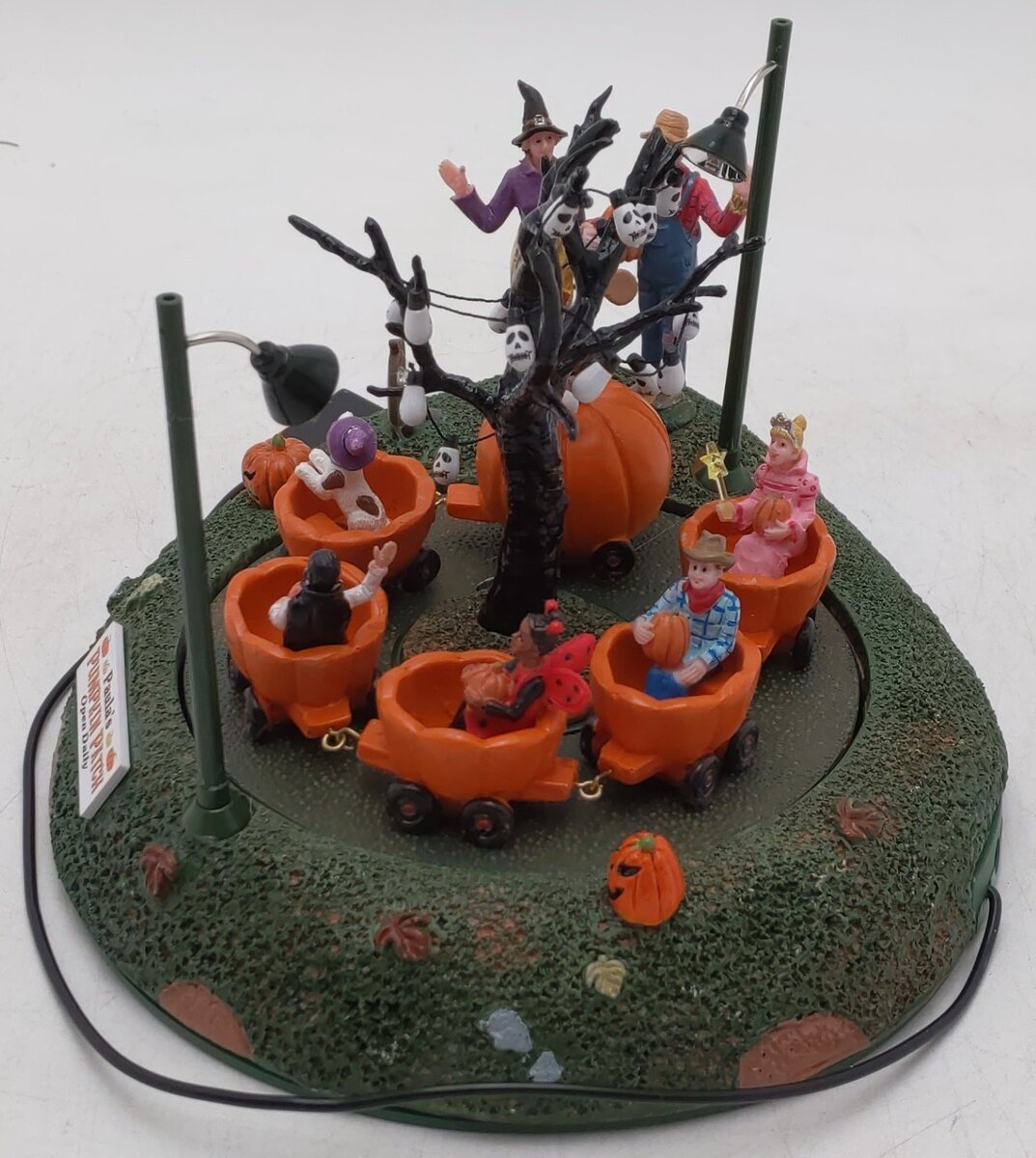 Lemax 34061 Spooky Town Paula's Pumkin Patch Ride EX/Box