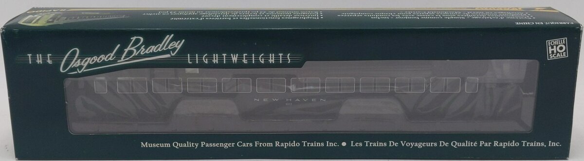 Rapido Trains 109003 HO New Haven 10-Window Coach Phase I #8212 MT/Box