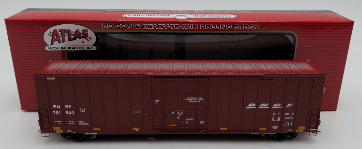Atlas 20005933 HO Burlington Northern Santa Fe 7538 Single Door Boxcar #761540