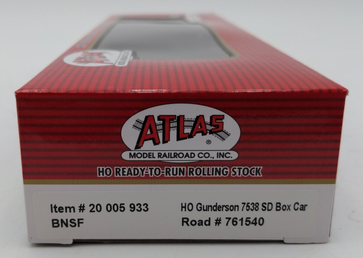 Atlas 20005933 HO Burlington Northern Santa Fe 7538 Single Door Boxcar #761540