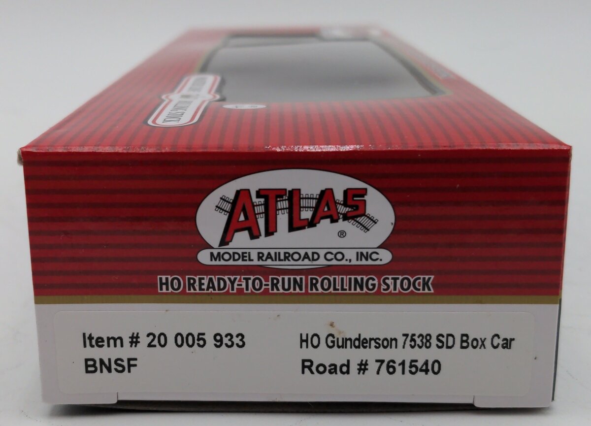Atlas 20005933 HO Burlington Northern Santa Fe 7538 Single Door Boxcar #761540