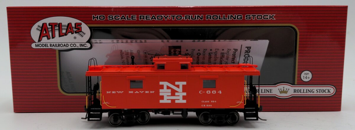 Atlas 20007009 HO New Haven NE-6 Caboose #664 LN/Box