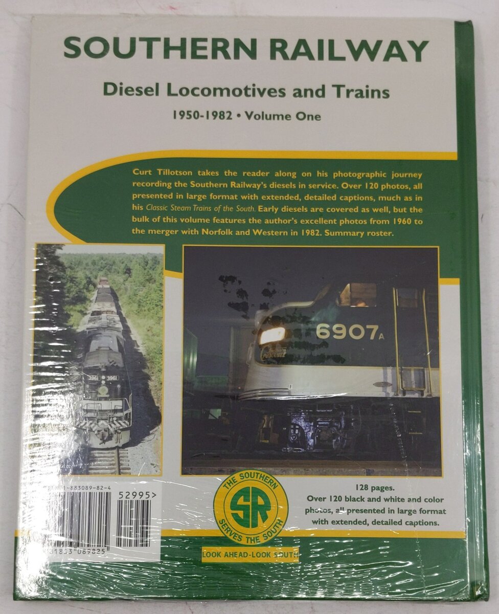 Southern Railway Vol.1 Hardcover Book By Curt Tillotson MT