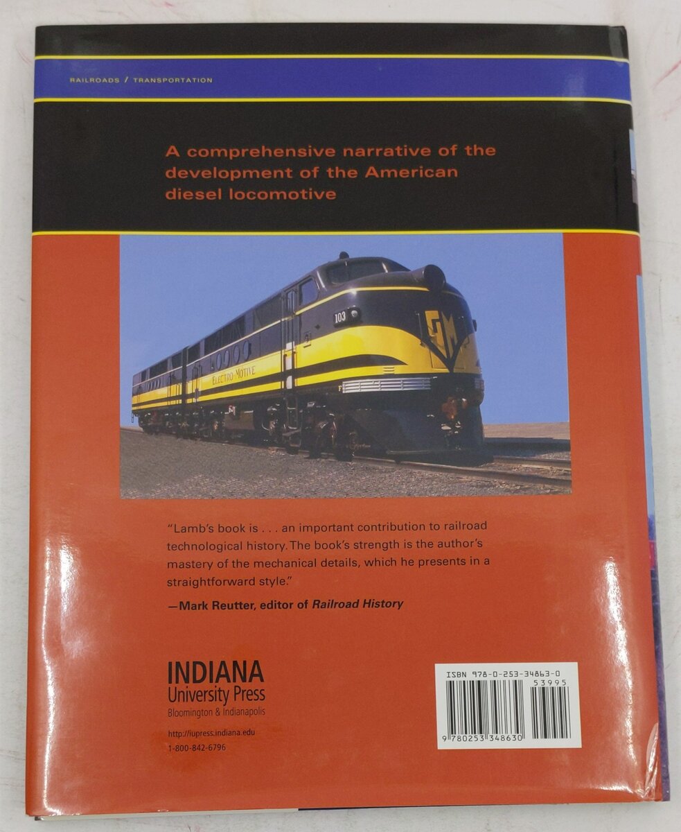 Evolution of the American Diesel Locomotive Hardcover Book By J. Parker Lamb EX