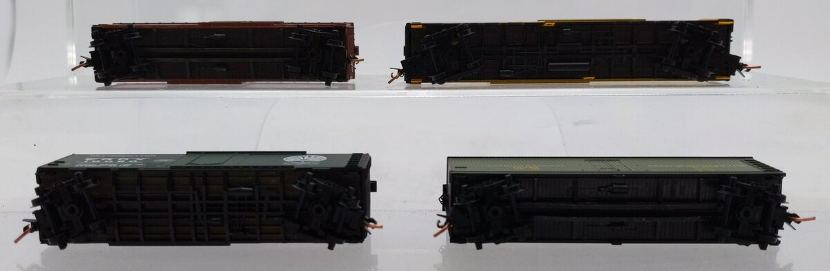 Micro-Trains N Scale Assorted Freight Cars: 10060, 10329, 406, 6043 [4] LN/Box