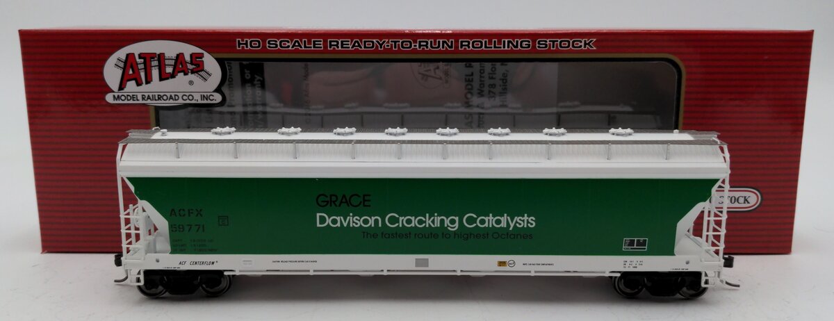 Atlas 20006275 HO Grace Division Pressureaide Covered Hopper #59771