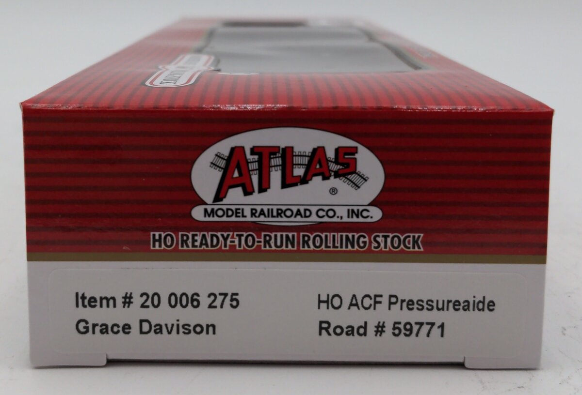 Atlas 20006275 HO Grace Division Pressureaide Covered Hopper #59771
