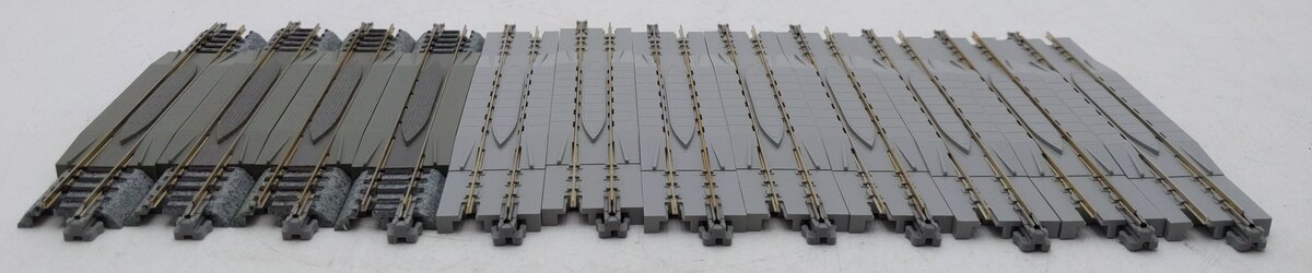 Kato N Scale Assorted Unitrack Re-Railer Tracks [12] LN
