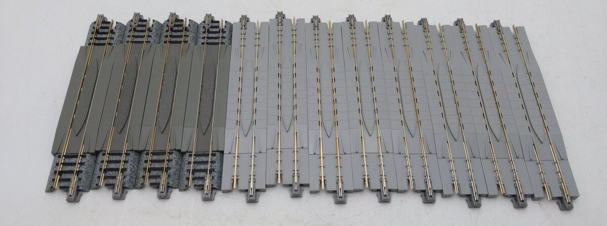 Kato N Scale Assorted Unitrack Re-Railer Tracks [12] LN