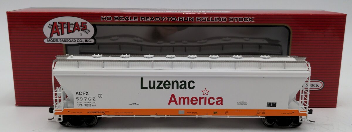 Atlas 20006274 HO Luzenac America Pressureaide Covered Hopper #59762