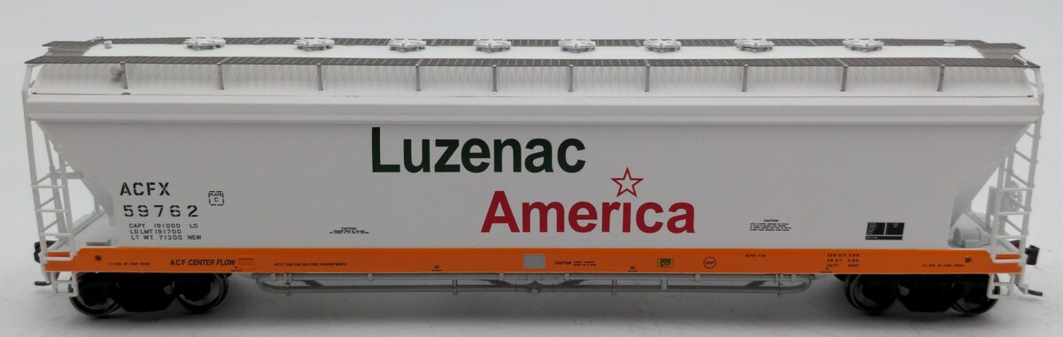 Atlas 20006274 HO Luzenac America Pressureaide Covered Hopper #59762