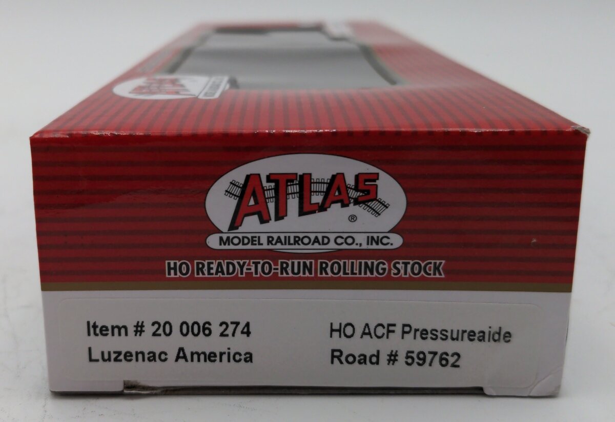Atlas 20006274 HO Luzenac America Pressureaide Covered Hopper #59762