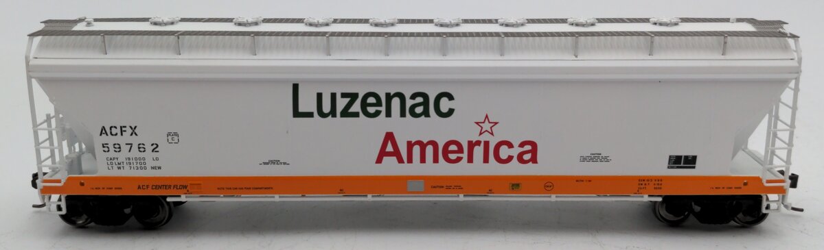 Atlas 20006274 HO Luzenac America Pressureaide Covered Hopper #59762