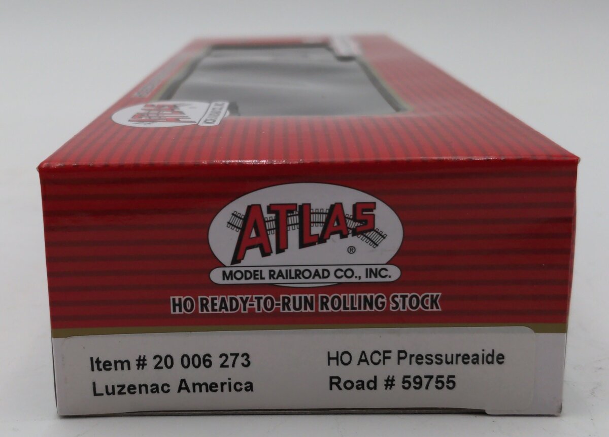 Atlas 20006273 HO Luzenac America Pressureaide Covered Hopper #59755