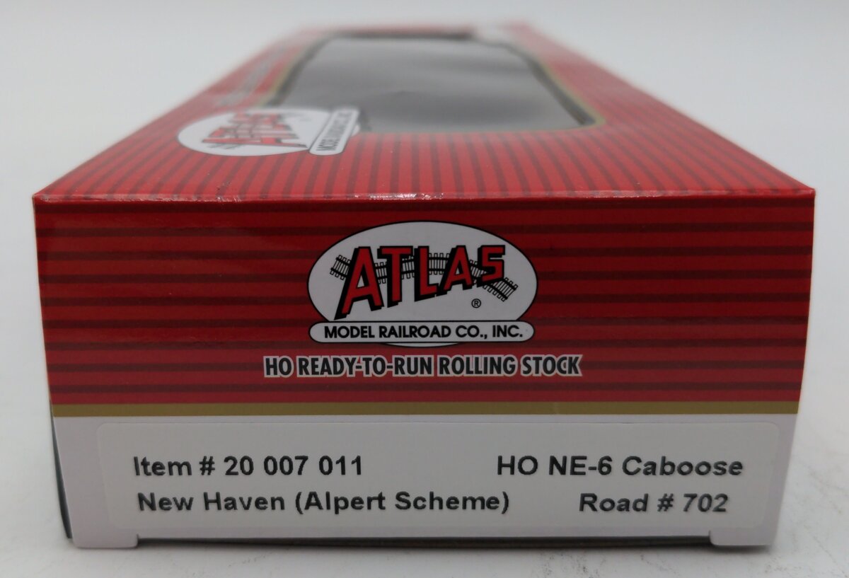 Atlas 20007011 HO New Haven Alpert Scheme NE-6 Caboose #702