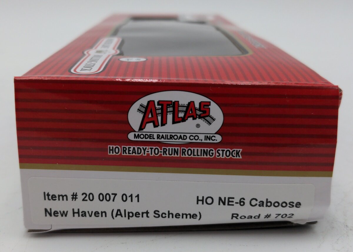 Atlas 20007011 HO New Haven Alpert Scheme NE-6 Caboose #702