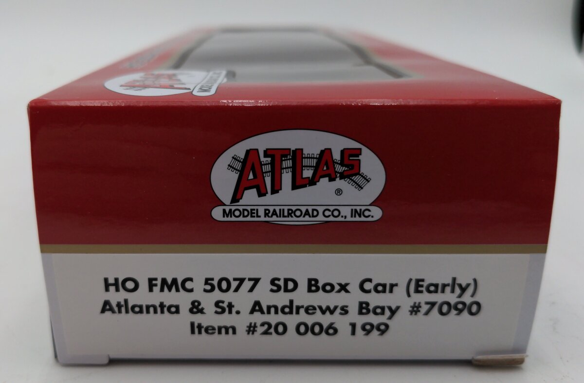 Atlas 20006199 HO Atlanta & St. Andrews Bay FMC 5077 Single Door Boxcar #7090