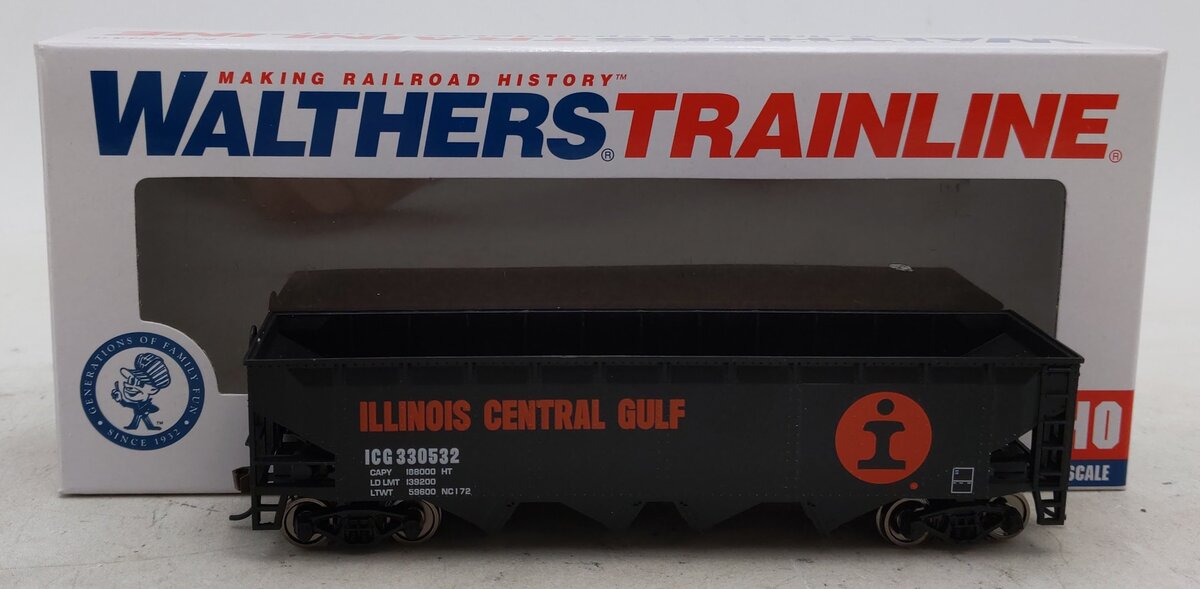 Walthers 931-1426 HO Illinois Central Offset Hopper #330532 LN/Box