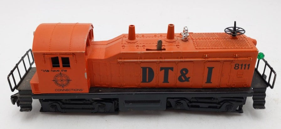 Lionel 6-8111 O Gauge DT&I NW-2 Switcher Diesel Locomotive VG